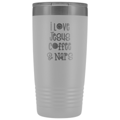 I Love Jesus Coffee & Naps Tumbler 20 oz