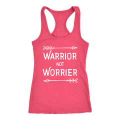 Warror not Worrier Racerback Tank Top