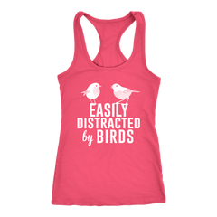 Easily Distracted by Birds Racerback Tank