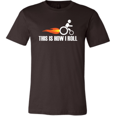 Funny Wheelchair This is How I Roll T-Shirt