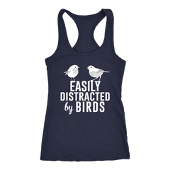 Easily Distracted by Birds Racerback Tank