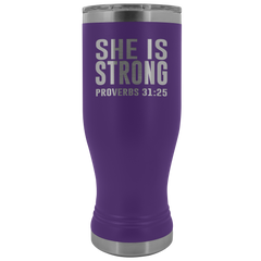 She is Strong Tumbler Boho 20 oz