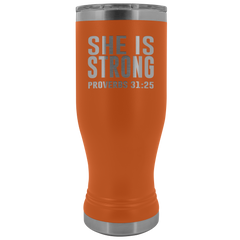 She is Strong Tumbler Boho 20 oz
