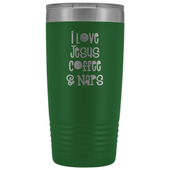 I Love Jesus Coffee & Naps Tumbler 20 oz