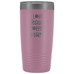 I Love Jesus Coffee & Naps Tumbler 20 oz