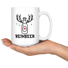 Reinbeer Christmas Coffee Mug 15 oz